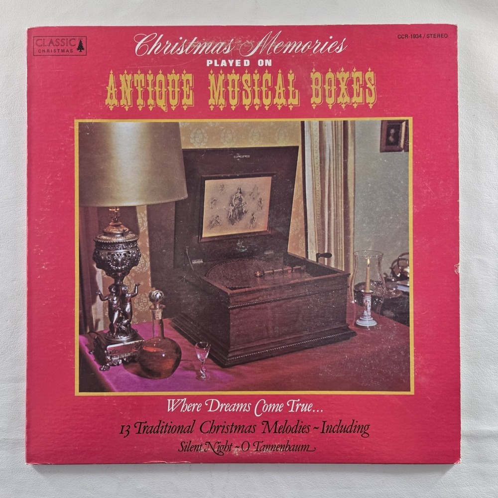 Christmas Memories Played On Antique Musical Boxes Record LP Vinyl VG+ Tested